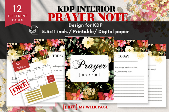 Download Prayer Journal/ Printable/ Digital Paper - Printable Collection