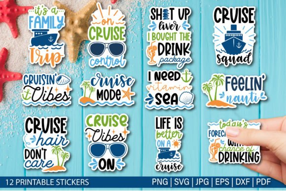 Download Cruise Bundle SVG | Printable Stickers - Printable Collection