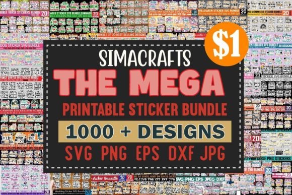 Download Printable Sticker Mega Bundle - Printable Collection