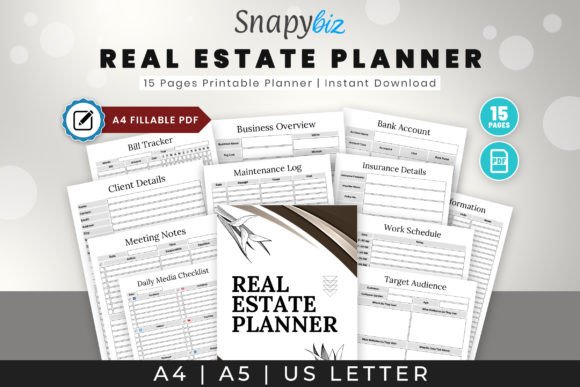 Download Real Estate Agent Planner Printable - Printable Collection