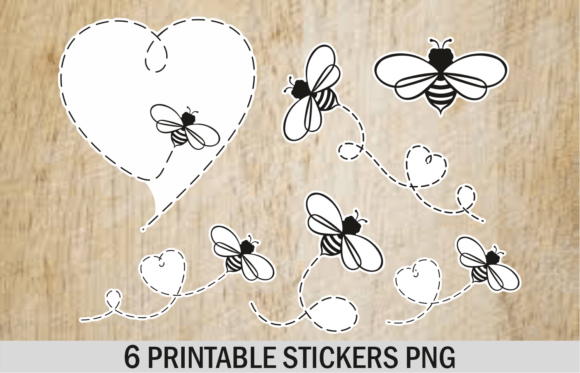 Download Honey Bee Sticker Png Printable Stickers - Printable Collection