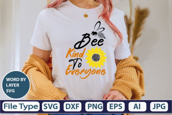 Download Bee Kind to Everyone SVG Cut File - Premium Resources